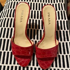 Prada Red Women's Shoes